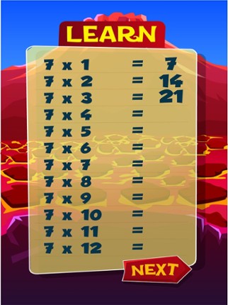 Number Monster Times Tables screenshot