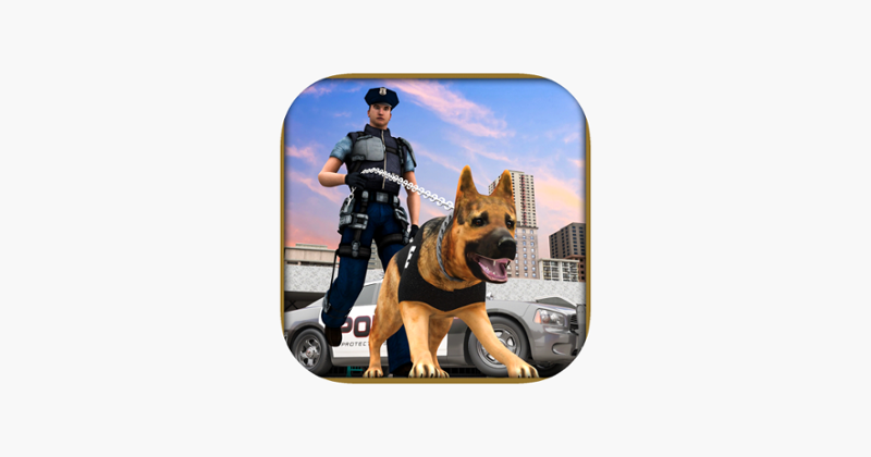 Police Dog Airport Security 3D Image