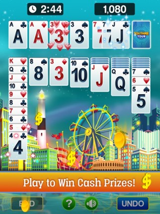 Solitaire Tour - Skillz Cash screenshot