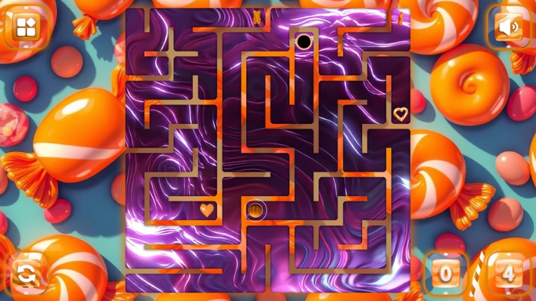 Sweetie Candy Maze: Orange screenshot