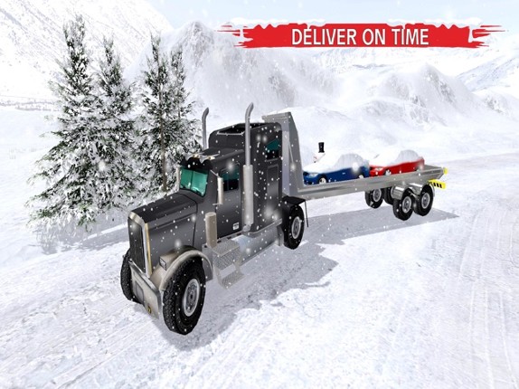 Winter Snow Giant Truck Drive screenshot