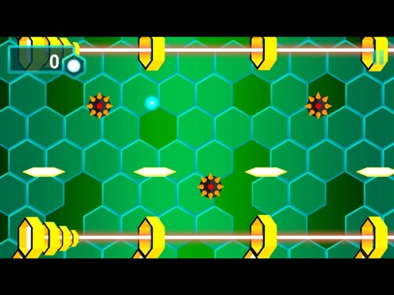 Bouncing Ball Attack Orange Killer Bee Hive Game screenshot