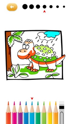 Dino Coloring Worksheets Activities for Preschoolers and Kindergarten screenshot