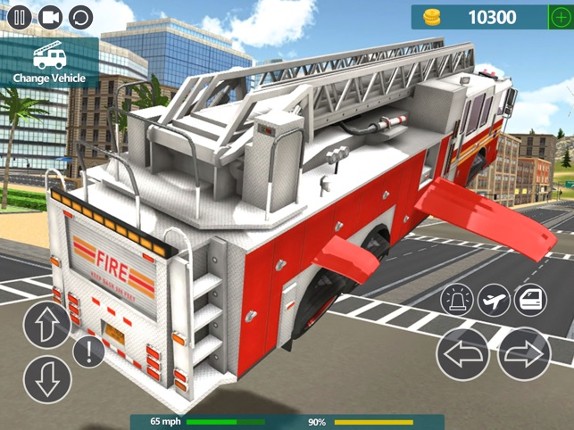 Fire Truck Flying Car screenshot