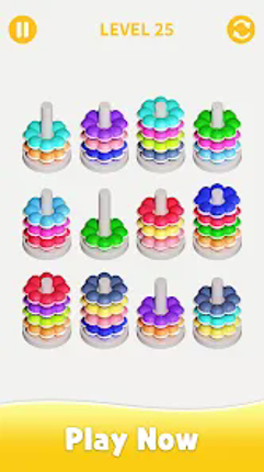 Stacolor: Color Hoop Puzzle screenshot