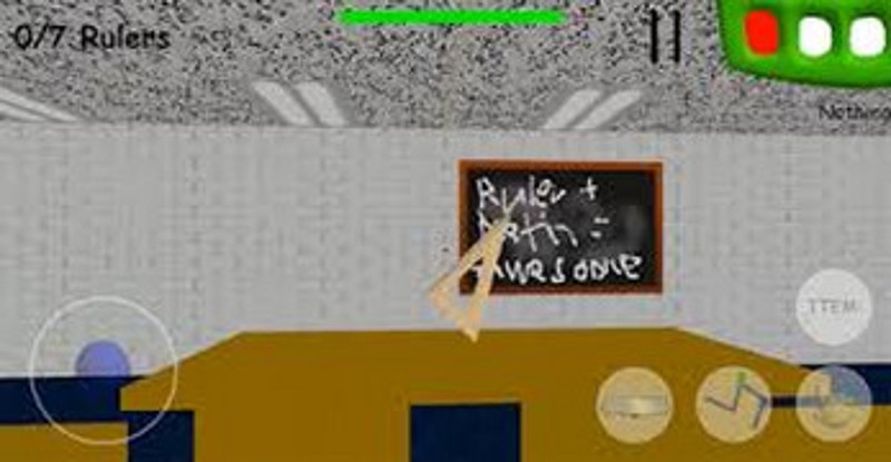 Baldi loves rulers android edition screenshot