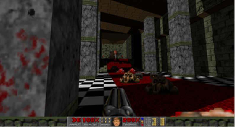 Doom 2 wad: Crimson Temple screenshot