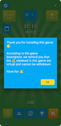 Money Clicker Game Image