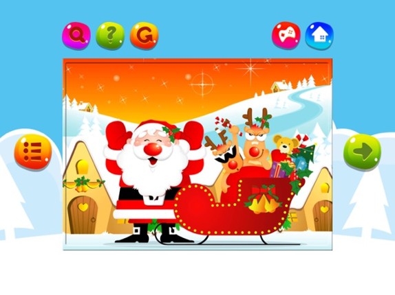 Merry Christmas Jigsaw Puzzles Game free for Kids screenshot
