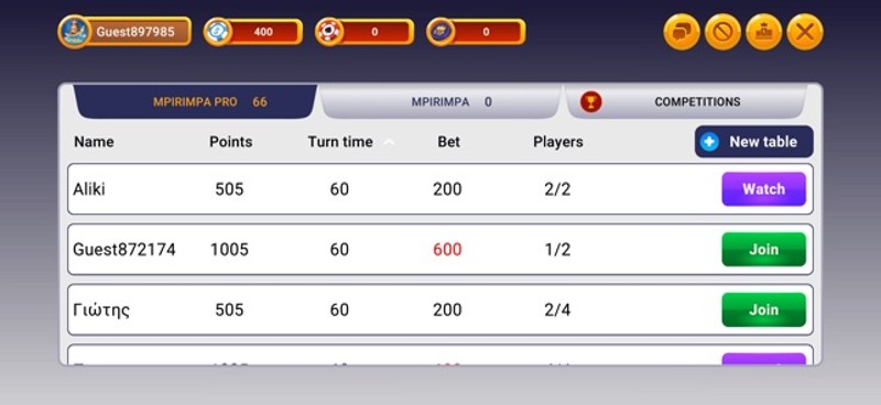 Mpirimpa - Online Card Game Image