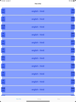 PickAPair Hindi - English screenshot