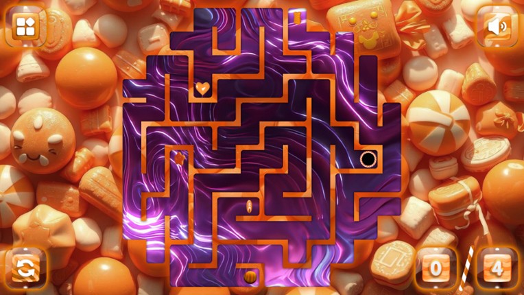 Sweetie Candy Maze: Orange screenshot