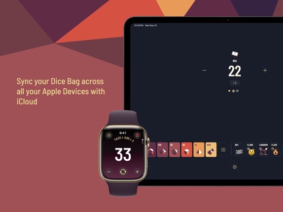 Twilight Dice: RPG Dice Roller screenshot