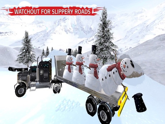 Winter Snow Giant Truck Drive Image