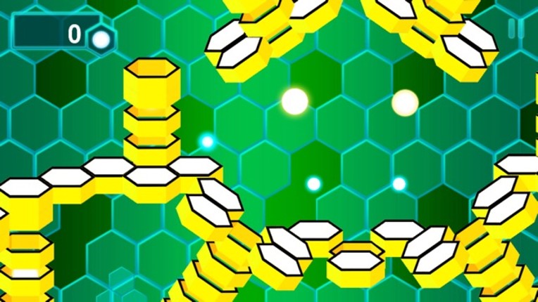 Bouncing Ball Attack Orange Killer Bee Hive Game screenshot