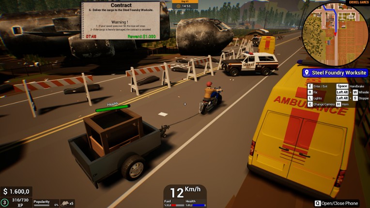 Courier Simulator screenshot