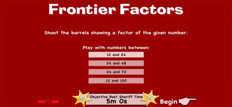 Frontier Factors screenshot