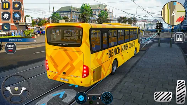 US Bus Game Sim Coach Driving screenshot