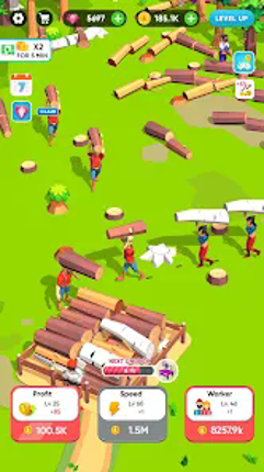 Idle Lumber Mill screenshot