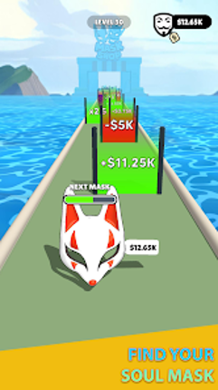 Mask Evolution: 3D Run Game screenshot