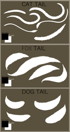 Maundo's Clip Studio Fluffy Tail Brushes Image