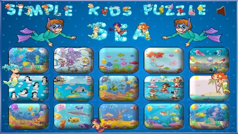 Puzzle Kids Games -- Family Fish Jigsaw screenshot