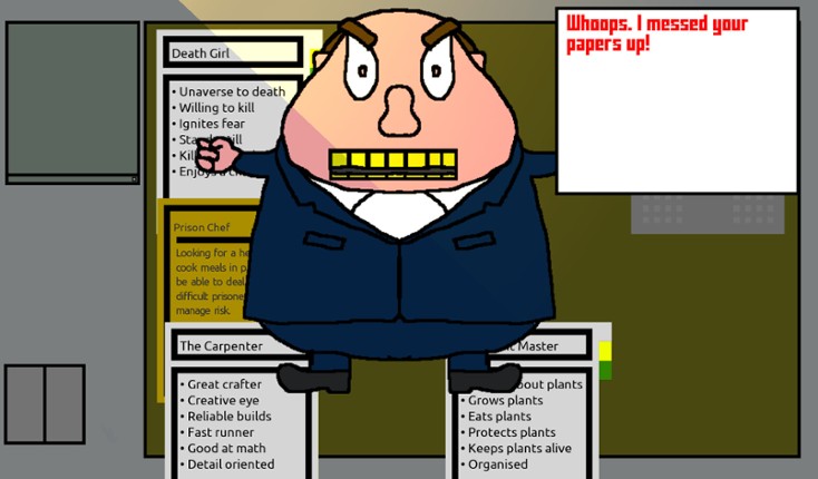 SUPERHERO RECRUITMENT SIMULATOR screenshot