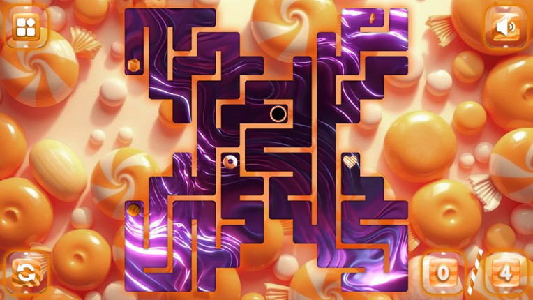 Sweetie Candy Maze: Orange screenshot