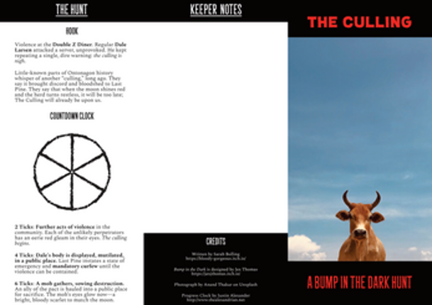 The Culling: a Hunt for Bump in the Dark RPG screenshot