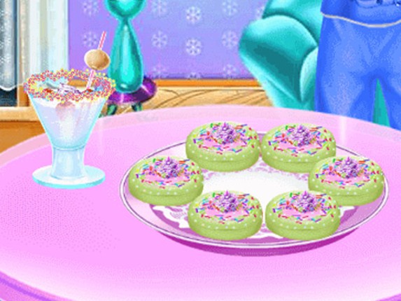 Yummy Rainbow Donuts Cooking Image