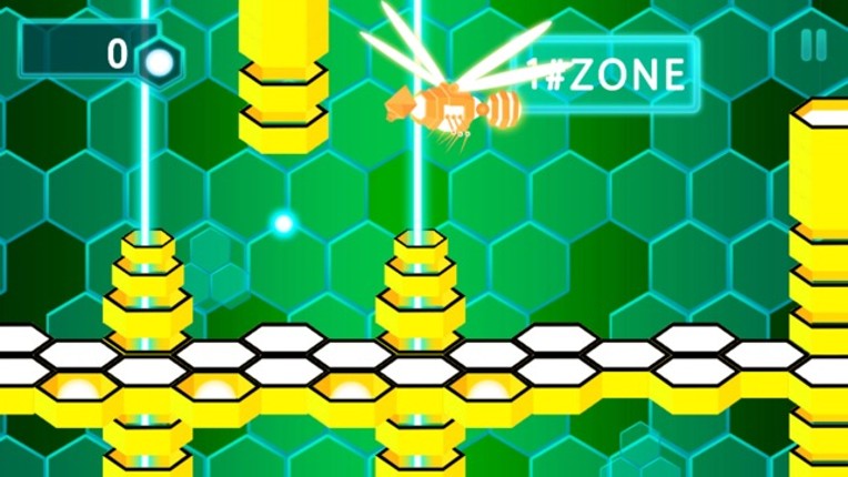 Bouncing Ball Attack Orange Killer Bee Hive Game screenshot