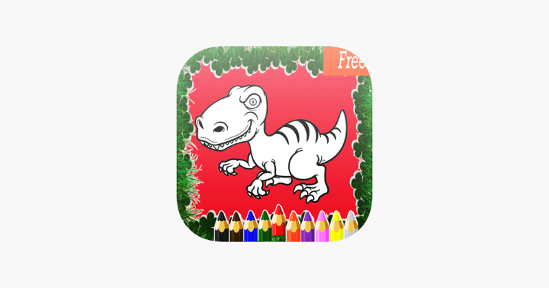 Dino Paint Drawing Color : Cute Caricature Art Idea Pages For Kids Image