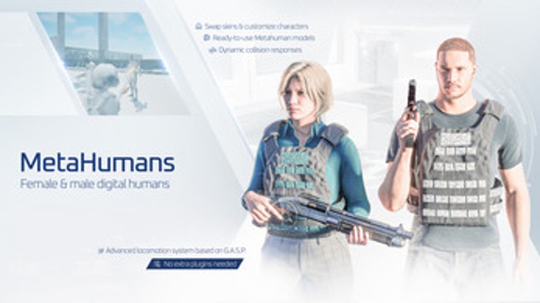 Dup - Shooter G.A.S.P. MetaHuman Image