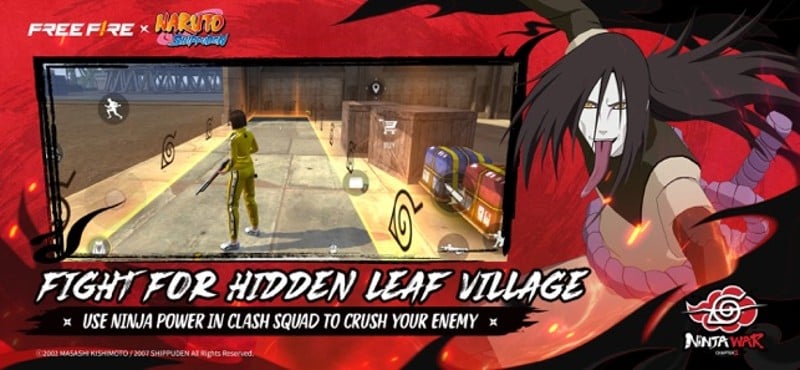 Free Fire x NARUTO SHIPPUDEN Image