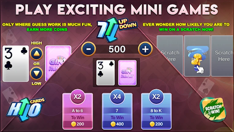 Gin Rummy Offline Classic Game screenshot