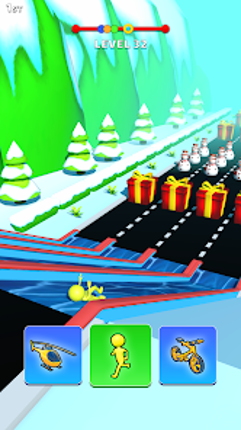 Shape Transform Race Game screenshot