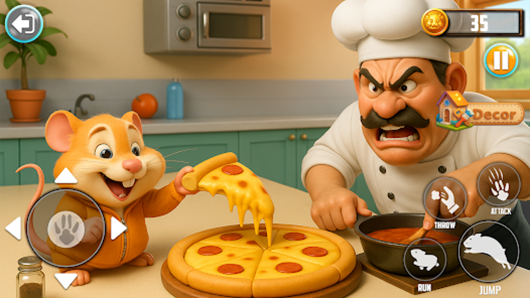 Chef vs Mouse Prank Game screenshot