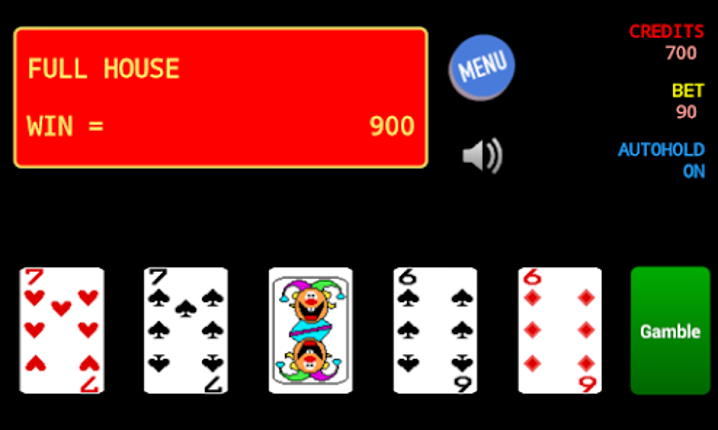 Jolly Card Poker screenshot