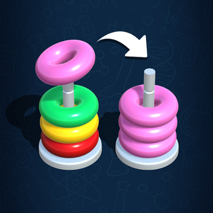 Hoop Sort Puzzle: Color Ring Image