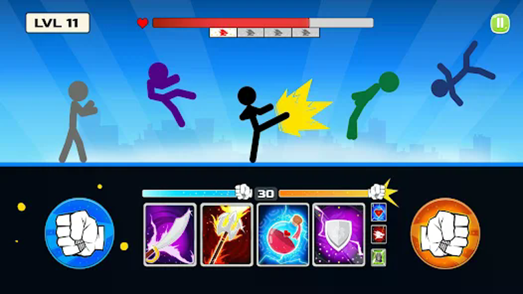 Stickman Fighter: Mega Brawl screenshot