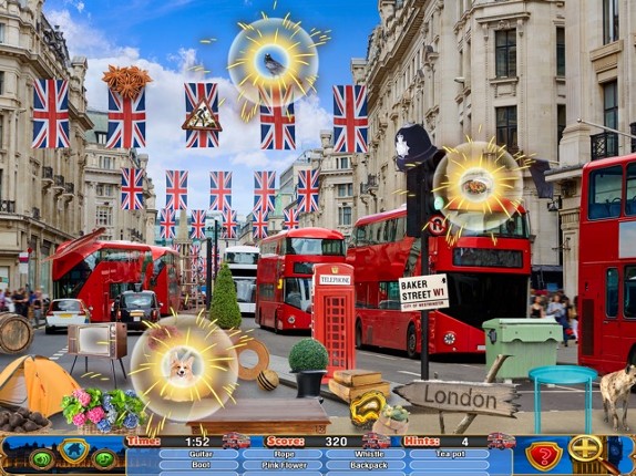 Hidden Objects London Spy Time screenshot