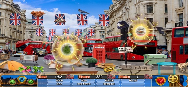 Hidden Objects London Spy Time screenshot