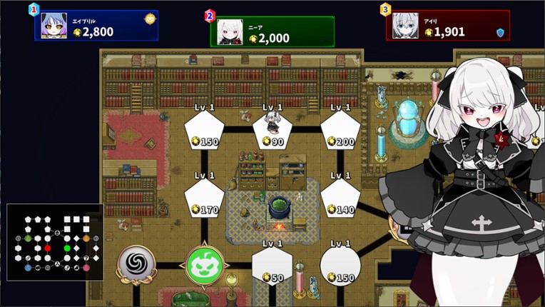 Monster Girls Dice Board Image