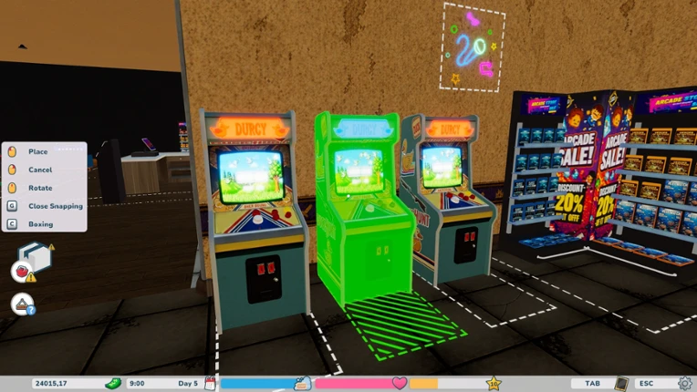 Retro Arcade Shop Simulator screenshot