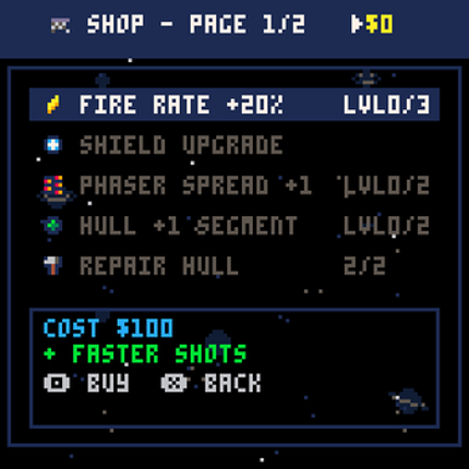 Space 8 (PICO-8) screenshot