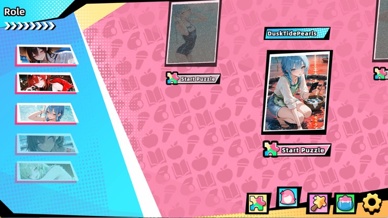 THROUGH TIME·SUMMER OF GIRL PUZZLE screenshot