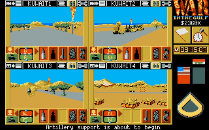 War in the Gulf screenshot