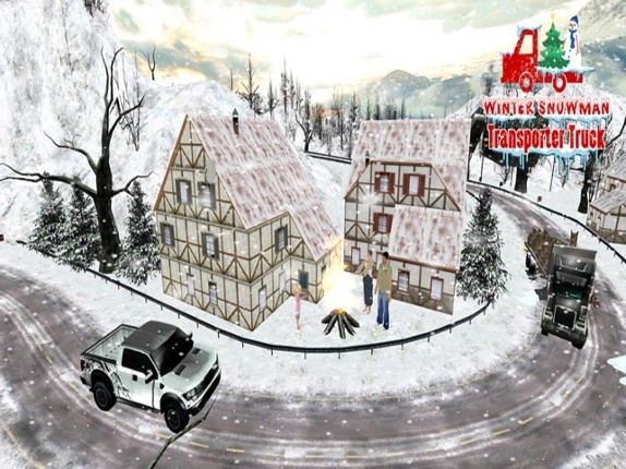 Winter Snow Giant Truck Drive screenshot