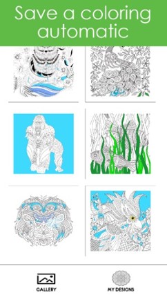 Animal Colorful - Coloring Book for Adults screenshot