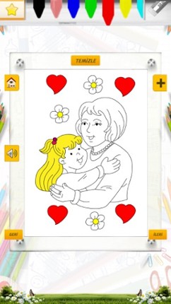 Anneler Günü Boyama Kitabı - Minik Bilge Anneler Gününü Kutluyor screenshot